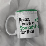 NNEDSZ Funny Excel Spreadsheet Mug – Perfect for Office & Spreadsheet Enthusiasts