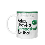 NNEDSZ Funny Excel Spreadsheet Mug – Perfect for Office & Spreadsheet Enthusiasts
