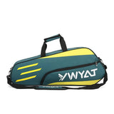 NNEDSZ Green Lightweight and Durable Badminton Racket Bag with Multi-Compartment Storage
