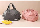 NNEDSZ Purple Stylish Gym Travel Bag with Shoe Compartment, Lightweight and Durable Design