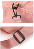 NNEDSZ Purple Stylish Gym Travel Bag with Shoe Compartment, Lightweight and Durable Design