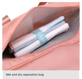 NNEDSZ Green Stylish Gym Travel Bag with Shoe Compartment, Lightweight and Durable Design