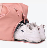 NNEDSZ Nevy Blue Stylish Gym Travel Bag with Shoe Compartment, Lightweight and Durable Design