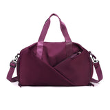 NNEDSZ Dark Purple Stylish Gym Travel Bag with Shoe Compartment, Lightweight and Durable Design