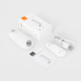 NNEDSZ LED Motion Sensor Toilet Night Light - 8-Color Adjustable Glow with Modern Design