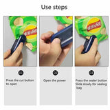 NNEDSZ 4 PCS White Portable Magnetic Sealing Machine with Easy-to-Carry Compact Design