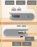 NNEDSZ 4 PCS Blue Portable Magnetic Sealing Machine with Easy-to-Carry Compact Design