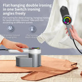 NNEDSZ Yellow Portable Handheld Garment Steamer | Mini Steam Iron for Home & Dorm Use | Compact Clothes Steaming Iron