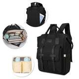NNEDSZ Purple Fashionable Multi-Function Mommy Bag - Large Capacity Diaper Tote and Backpack for Moms, Ideal for Travel and Everyday Use