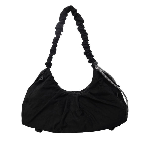NNEDSZ Black Fashionable Lightweight Shoulder Bag - Compact Fitness Yoga Sports Bag for Women, Casual Training Bag