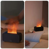 NNEDSZ Black Timing Simulation Aroma Diffuser Usb Household Flame Humidifier Aromatherapy Machine Spray Air Flame Humidifier Diffuser