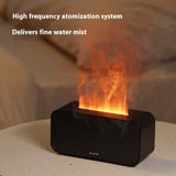 NNEDSZ White Timing Simulation Aroma Diffuser Usb Household Flame Humidifier Aromatherapy Machine Spray Air Flame Humidifier Diffuser