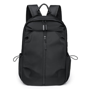 NNEDSZ Black Casual Korean Style Backpack – Versatile Laptop Bag for Students, Business, and Travel – Fashionable and Practical