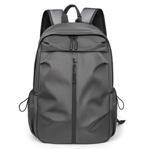 NNEDSZ Grey Casual Korean Style Backpack - Versatile Laptop Bag for Students, Business, and Travel - Fashionable and Practical