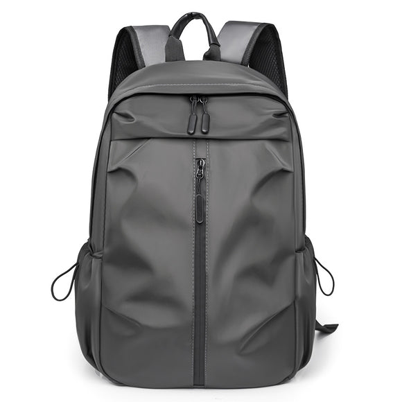 NNEDSZ Grey Casual Korean Style Backpack - Versatile Laptop Bag for Students, Business, and Travel - Fashionable and Practical