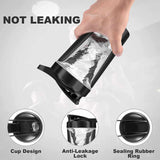 NNEDSZ White USB Rechargeable Automatic Stirring Cup - Leak-Proof, Temperature Resistant, and Shockproof Electric Coffee and Protein Mixer