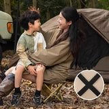 NNEDSZ 33*32cm Black Outdoor Folding Stool - Lightweight Portable Picnic Chair, Fishing Chair, Camping Seat, and Collapsible Bench for Outdoor Activities