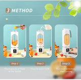 NNEDSZ Purple Portable Rechargeable Juicer Cup - New Model Multifunctional Small Juice Blender for Students and Home Use