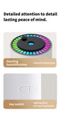 NNEDSZ White Starry Sky Projection Humidifier – USB Ultrasonic Car and Home Air Humidifier, Mist Diffuser for Hydration