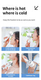 NNEDSZ Pink Outdoor Handheld Cooling Fan - Mini Macaron Portable Desk Fan with Carabiner, Ideal for Home, Travel, and Hiking