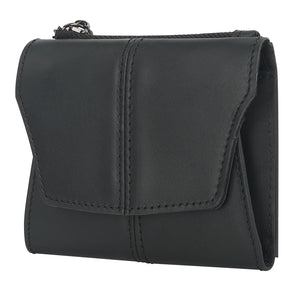 NNEDSZ Black Genuine Leather Women’s Wallet – Multifunctional Coin & Card Holder, Fashionable Card Box in Top-Grade Cowhide