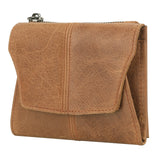 NNEDSZ Light Brown Genuine Leather Women's Wallet - Multifunctional Coin & Card Holder, Fashionable Card Box in Top-Grade Cowhide