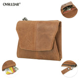 NNEDSZ Light Brown Genuine Leather Women's Wallet - Multifunctional Coin & Card Holder, Fashionable Card Box in Top-Grade Cowhide