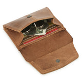 NNEDSZ Light Brown Genuine Leather Women's Wallet - Multifunctional Coin & Card Holder, Fashionable Card Box in Top-Grade Cowhide