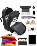 NNEDSZ Black Outdoor sports backpack Large capacity travel commuter backpack Water-proof multifunctional backpack