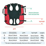 NNEDSZ S Blue Multifunctional Pet Backpack with Adjustable Straps, Outdoor Assist Walking Harness Carrier for Dogs And Cycling Dog Backpack