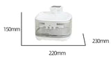 NNEDSZ White 4.5L Rechargeable Pet Water Fountain for Cats & Dogs - Automatic Circulating Water Dispenser with Large Capacity