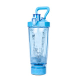 NNEDSZ Blue Portable Electric Shaker Bottle without LED Light, 550ml Sports Protein Mixer Cup for Gym and Travel