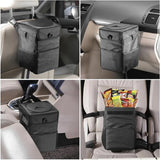 NNEDSZ Car Trash Can, Waterproof Insulated Cooler Bag, Foldable Auto Organizer, Multi-Purpose