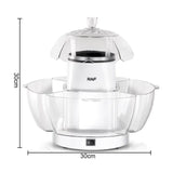 NNEDSZ Hot Air Popcorn Maker, Automatic Electric Popcorn Machine, Home DIY Popcorn Maker