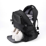 NNEDSZ Pink And Black Large Capacity Sports Backpack, Waterproof Basketball & Soccer Bag, Separate Shoe Compartment, Student Backpack