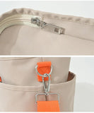 NNEDSZ Khaki Multi-Function Diaper Bag with Insulated Lining, Large Capacity Mommy Bag, Shoulder & Crossbody Baby Bag