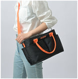 NNEDSZ Black Multi-Function Diaper Bag with Insulated Lining, Large Capacity Mommy Bag, Shoulder & Crossbody Baby Bag