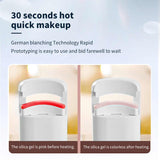 NNEDSZ Pink Electric Heated Eyelash Curler, Portable Rechargeable Lash Curler, Long-Lasting Eyelash Curling Tool