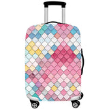 NNEDSZ XL 29-32 Inch Elastic Luggage Cover with Zipper, Travel Suitcase Protector, Scratch Resistant Luggage Cover