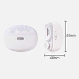 NNEDSZ White Automatic Electric Nail Clipper & Grinder – Multi-Functional Safe Nail Trimmer for Adults & Kids