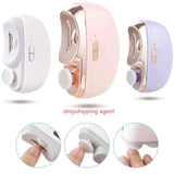NNEDSZ Pink Automatic Electric Nail Clipper & Grinder - Multi-Functional Safe Nail Trimmer for Adults & Kids