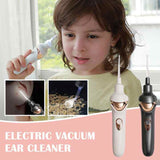 NNEDSZ White Electric Earwax Removal Tool – LED Light Ear Cleaner for Adults and Kids, USB Rechargeable with Multiple Tips