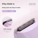 NNEDSZ Light Yellow Portable Wireless Electric Hair Remover – Dual-Head Rechargeable Mini Shaver for Women’s Sensitive Areas