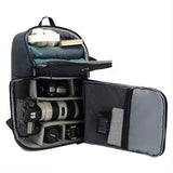 NNEDSZ Waterproof DSLR Camera Backpack - Multifunctional large-capacity camera bag that easily carries a tripod mount and headphone jack