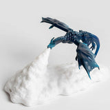 NNEDSZ Blue Ice Dragon 3D Printed LED Dragon Flame Night Light - Unique Decorative Lamp for Desk, Bedroom & Gift Ideas