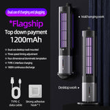 NNEDSZ Electric Mosquito Killer Lamp with Detachable Housing and Timer Function - USB Rechargeable