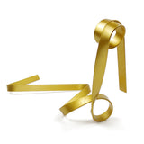 NNEDSZ Gold Modern Ribbon Wine Bottle Holder - Creative Floating Wine Rack for Home and Bar Décor