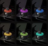 NNEDSZ Black Creative Cannon-Shaped Aromatherapy Diffuser with Colorful LED Lights, 280ml Ultrasonic Humidifier, Dual Mist Modes, Desktop Small Air Freshener