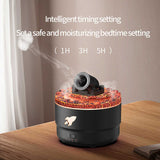 NNEDSZ Black Creative Cannon-Shaped Aromatherapy Diffuser with Colorful LED Lights, 280ml Ultrasonic Humidifier, Dual Mist Modes, Desktop Small Air Freshener