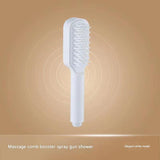 NNEDSZ White Handheld Shower Head with Silicone Brush and Massage Function - High-Pressure Water Spray